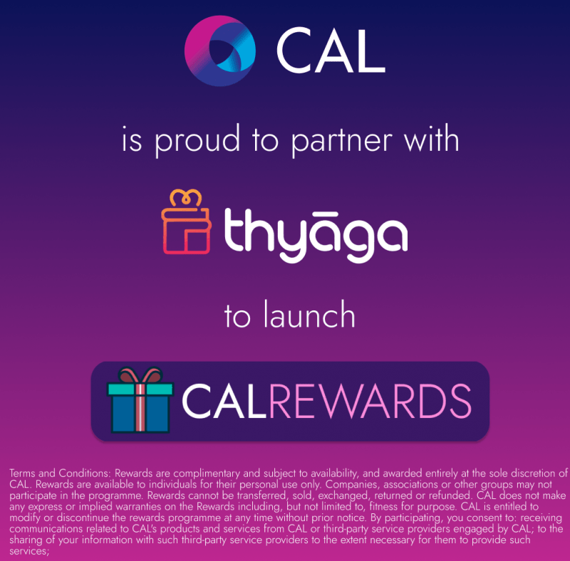 CAL is Proud to Partner with Thyāga to launch our Exclusive Rewards ...