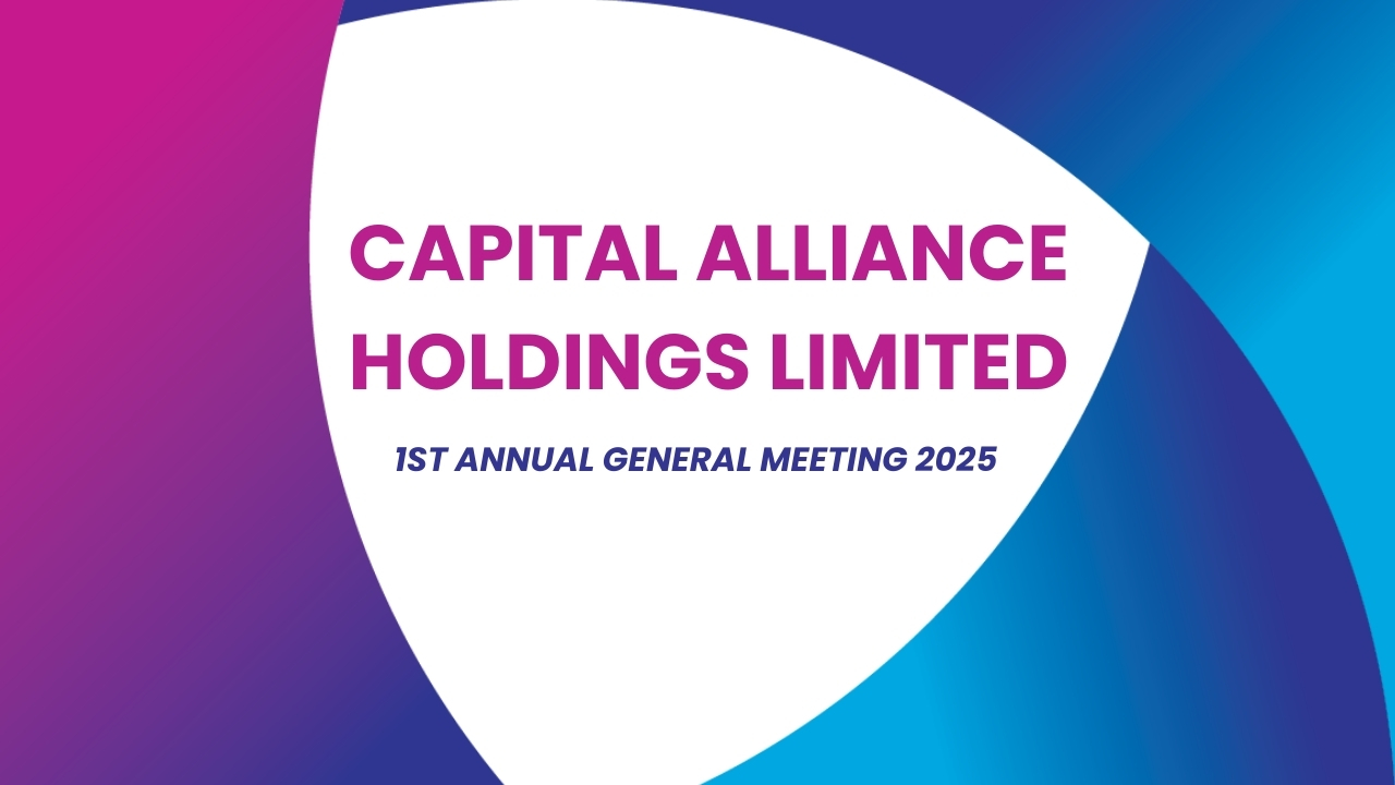 CAPITAL ALLIANCE PLC – PQ 00252285 4TH ANNUAL GENERAL MEETING 2025
